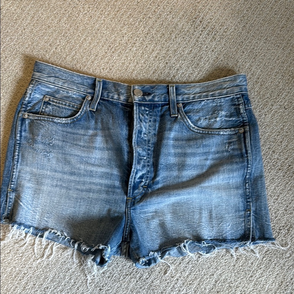 AMO denim Rosebowl Shorts, sz 32